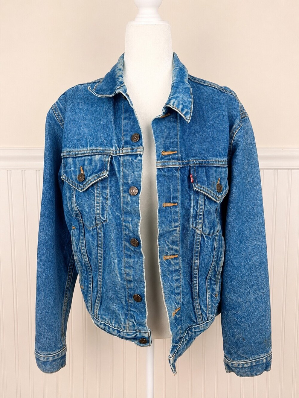 Levi's Vintage 90s Trucker Denim Blue Jean Jacket